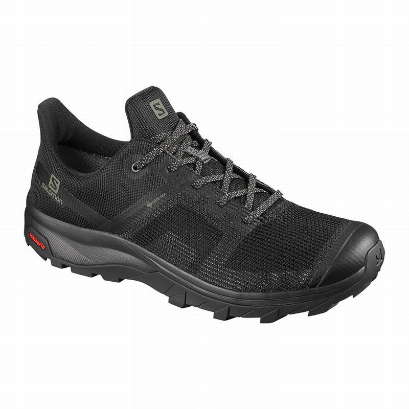 Zapatillas Trekking Salomon Hombre Negras - Salomon Argentina OUTLINE PRISM GORE-TEX ,809563-TDC